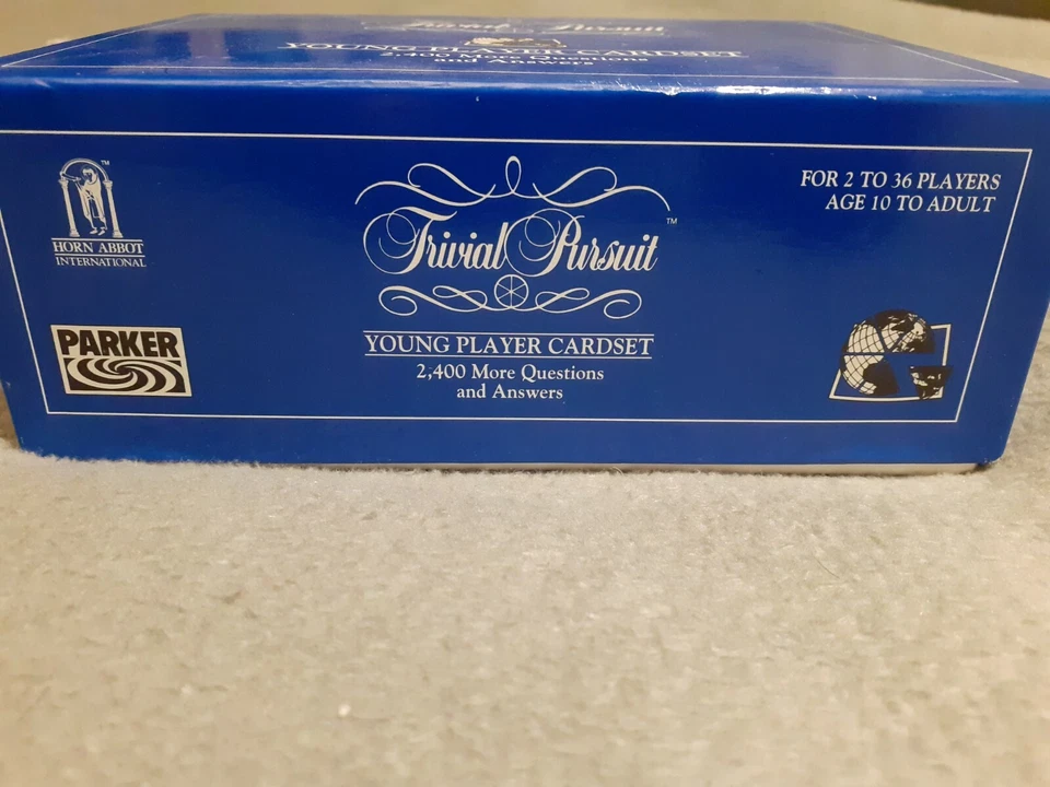 TRIVIAL PURSUIT YOUNG PLAYER CARDSET 2400 MORE QUESTIONS  AND ANSWERS PARKER - Image 3 of 4