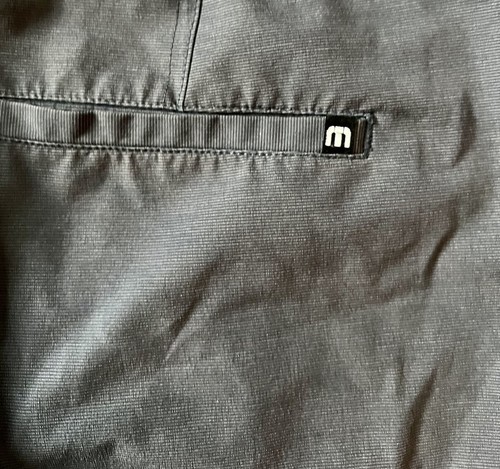 Travis Mathew~Stretch Golf Shorts~ Blue~Men's Size 36~9.5” Inseam - Picture 3 of 3
