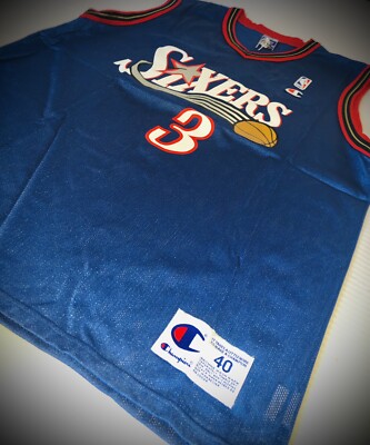 Jersey Champion Vintage Philadelphia 76ers Allen Iverson #3 Ai