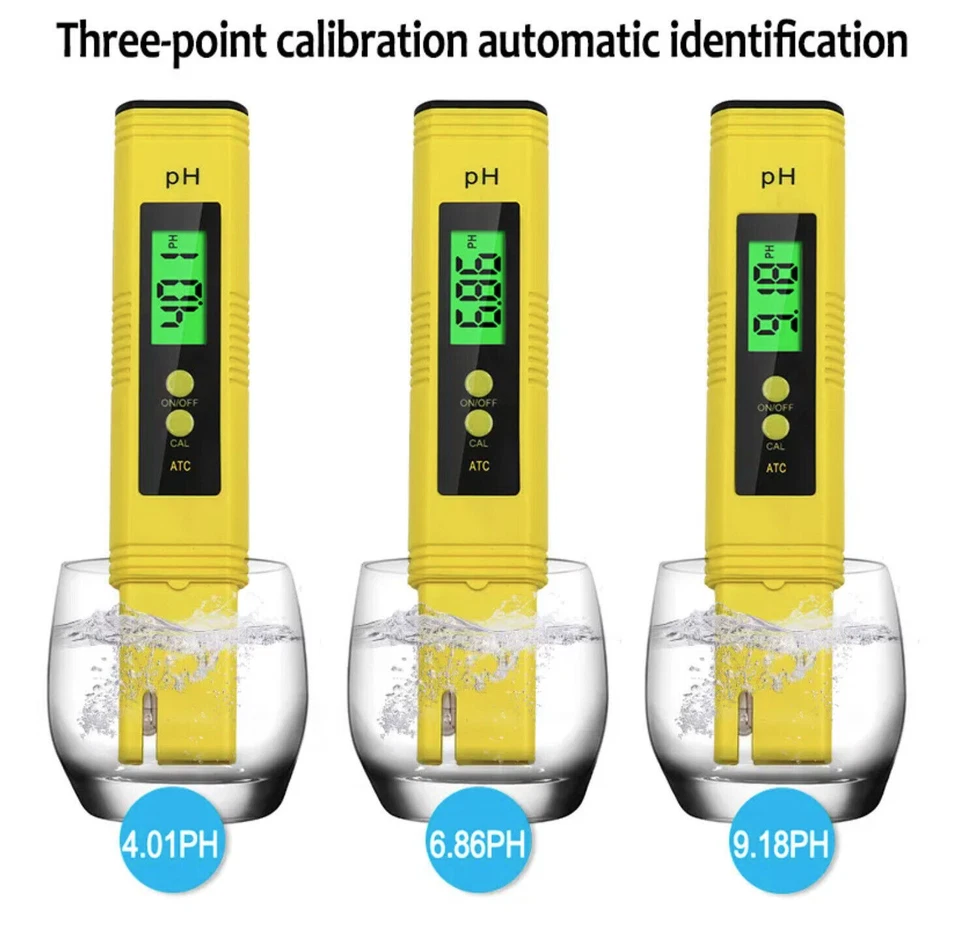 PH Wert Tester Wasser Messgerät Digital Messer Aquarium Pool Prüfer pH 0-14 - Bild 2 von 4