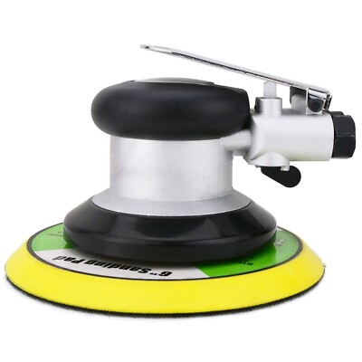 6'' Air Random Orbit Sander, 12,000RPM Heavy Duty Dual Action Pneumatic Palm S...