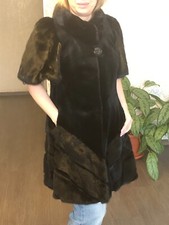 Mink Coat For Women Brown M ( S)
