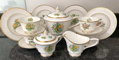 Royal Worcester Bone China L Atelier Art Editions Charles/Diana Hochzeit Teeservice
