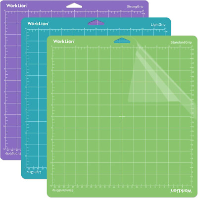 Cutting Mat 12X12 for Cricut: Cricut Explore One/Air/Air 2/Maker Gridded Adhesiv