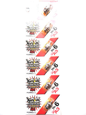 OS No.6 #6 A3 Hot Nitro Glow Plug - 6 Pack 71605300