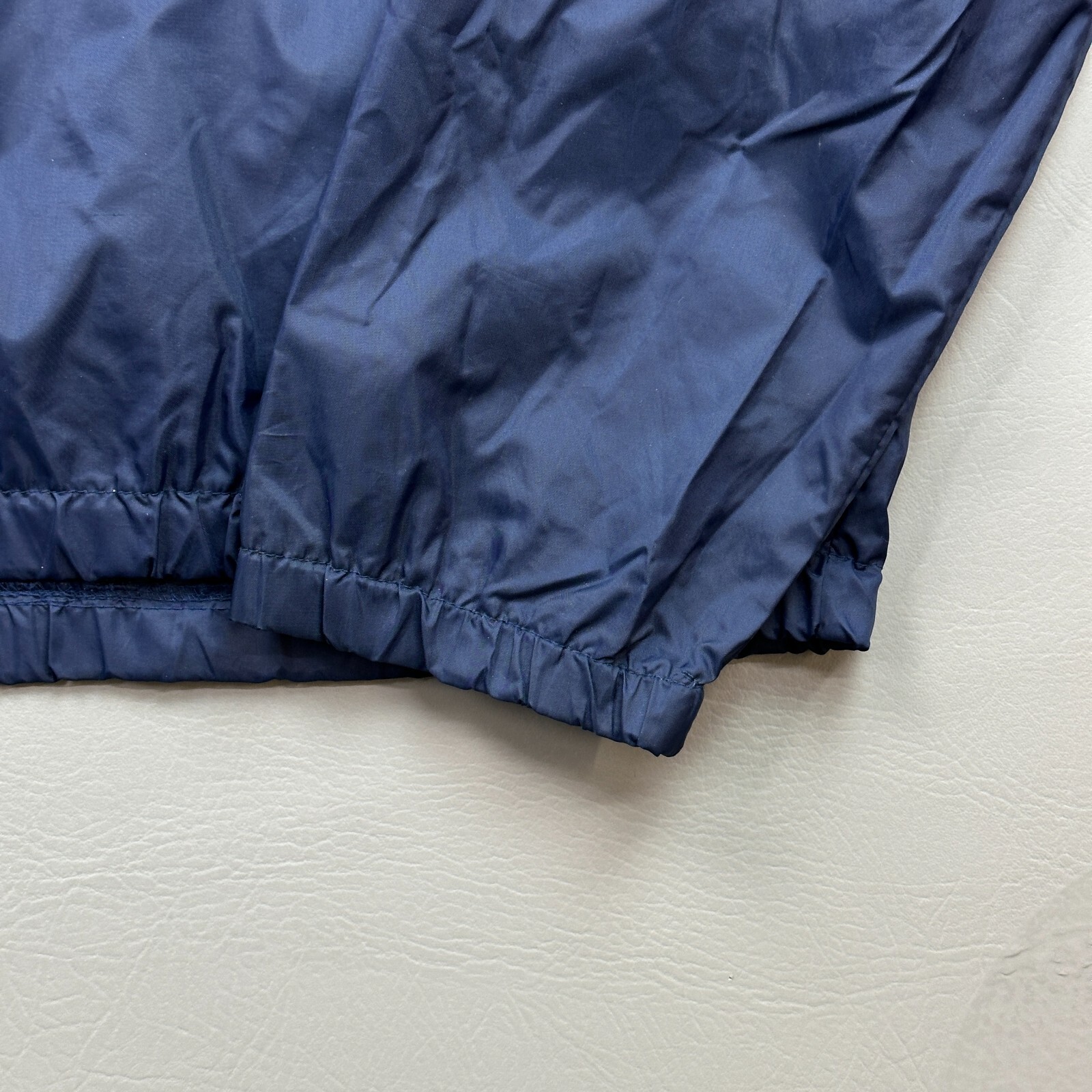 Giacca a vento vintage PONY uomo grande blu 1 4 zip con cappuccio giacca anorak anni 90