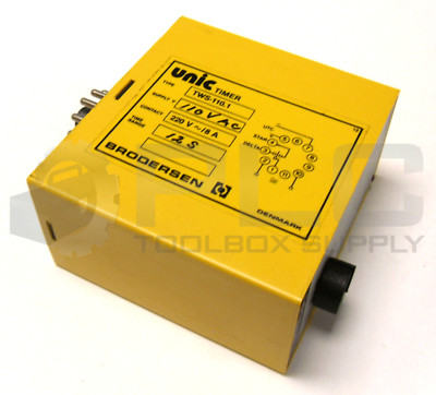 NEW UNIC BRODERSEN TWS-110.1 START DELAY TIMER TWS-1101