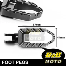 For Suzuki Boulevard M109R 06-20 19 18 CNC BUZZ Rider Front Foot Pegs BLACK