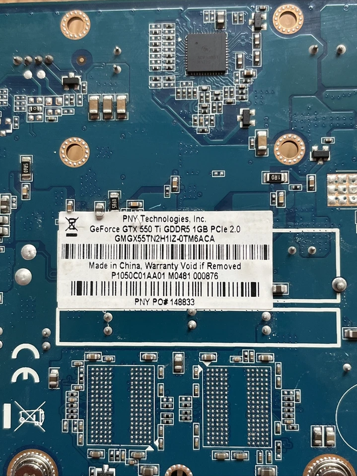 NEWPNY NVIDIA GeForce GTX 550 Ti (VCGGTX550TXPB) 1GB GDDR5 SDRAM PCI Express x16 - Image 2 of 4