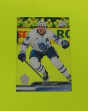 2023 24 Upper Deck Extended DAVID KAMPF CLEAR CUT ACETATE MAPLE LEAFS 630