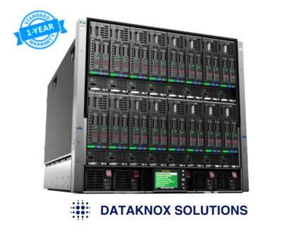 HPE C7000 W/16x BL460c Gen10 Blades - 1.2TB MEM - (SEE DESC)