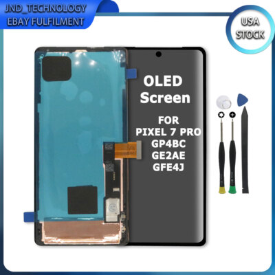 LCD Touch Screen Assembly + Bezel For Google Pixel 7 Pro GP4BC GE2AE GFE4J