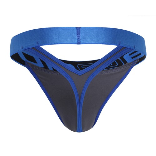 Mens Sexy Zap Thong Underwear Pouch Enhancing Low Waist Brief Mesh Underpants - Picture 14 of 15