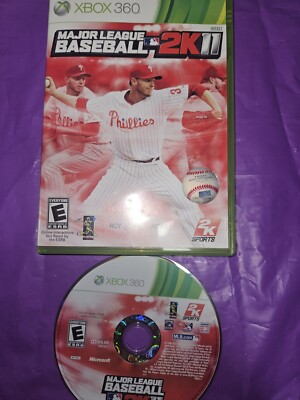 MLB 2K11 (Microsoft Xbox 360, 2011) - No Manual Tested