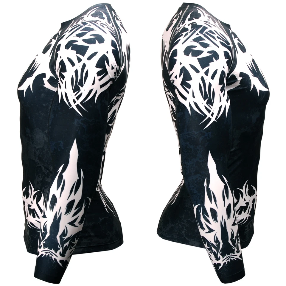 [FX-123] BTOPERFORM Compression Shirt Skin Tight Base layer Rash guard MMA Gym - Image 4 of 4