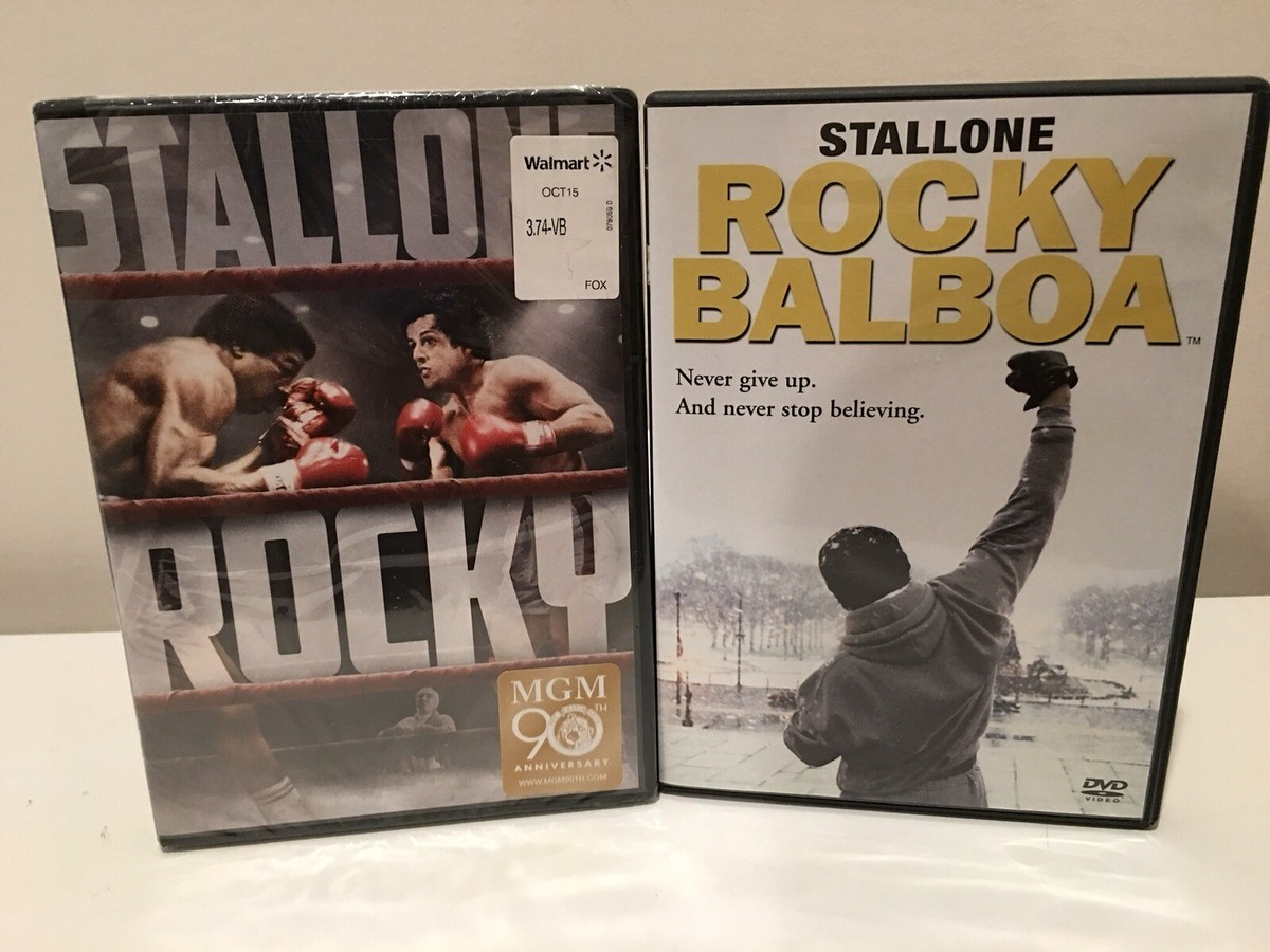 Rocky Balboa (DVD, 2007) and original Rocky (NEW DVD, 2014 