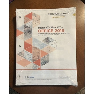 Microsoft Office 365 & Office 19 NWT Shelly Cashman Series Loose leaf SEALED