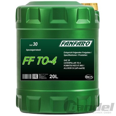 1x 20L FANFARO FF TO-4 POWERTRAIN Oil SAE 30 SPEZIALGETRIEBEÖL