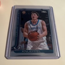 Topps 2025-26 Chrome Kon Knueppel Charlotte Hornets Rookie #254 Basketball