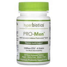 2 X Hyperbiotics, PRO-Men With Curcumin Indena Phytosome� Blend, 5 Billion CFU,