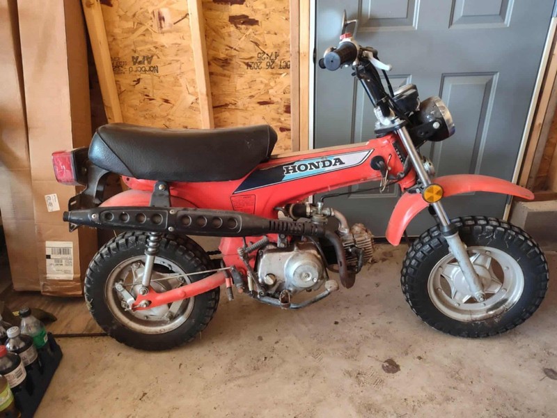 honda mini trail 70 motorcycles