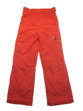 Spyder Insulated Ski Snowboard Pants Red Kids Size 18 Unisex Adjustable Waist