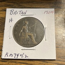 1904 British 1 Cent