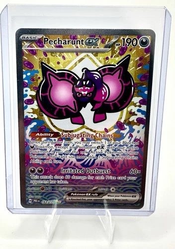 Pokémon TCG SV-Prismatic Evolutions Pecharunt EX #163/131 Special Illustration