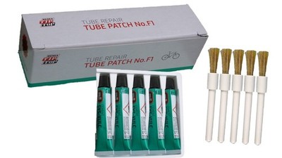 Vulkanisierlösung- Schlauchflicken-Set No.F1 (Ø 25 mm)
