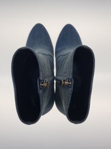 SAINT LAURENT stivali corti taglia 37 IDG denim tacchi