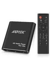 HDMI Media Player, Black Mini 1080p Full-HD Ultra HDMI Digital Media Player