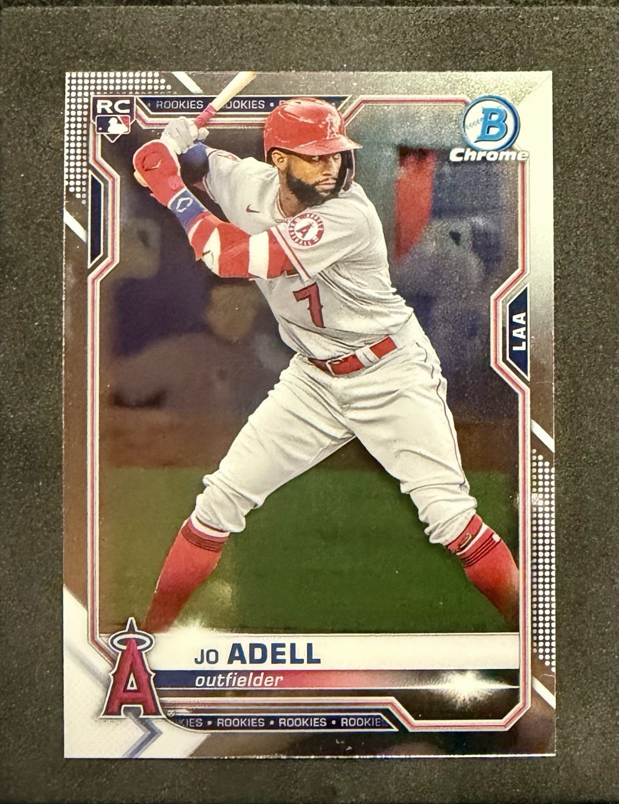 2021 Bowman Chrome - Jo Adell #42 (RC) Rookie Angels