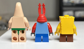 LEGO Spongebob & Patrick & Mr Krabs Minifigures 3833 bob021 bob022 bob023