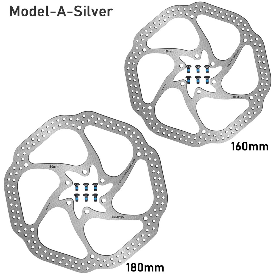 for Avid/Shimano G3/HS1 160/180/203mm Bike Disc Brake Rotor MTB Road 6 ...