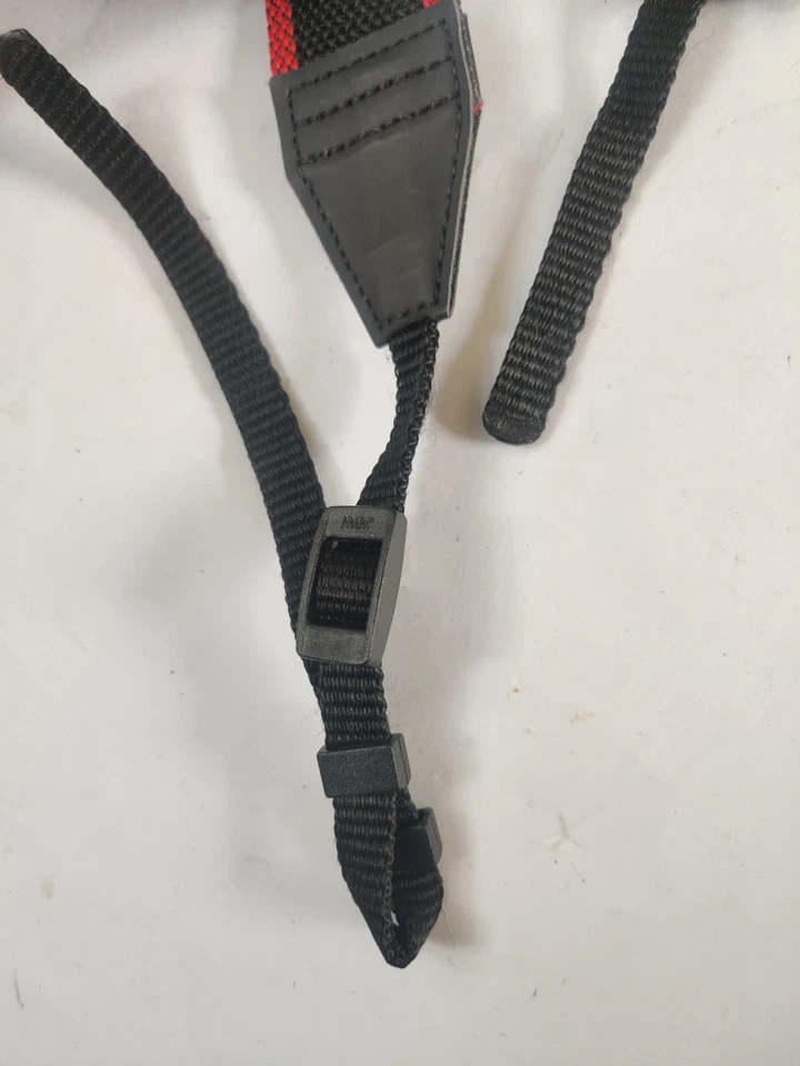 Original JVC Camcorder Camera Shoulder Carry Strap Retro Vintage Red & Black - Image 3 of 4