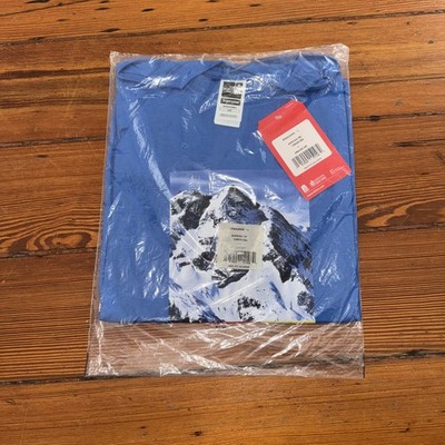 Supreme x The North Face Mountain Tee Royal (L) New,Sealed FW17
