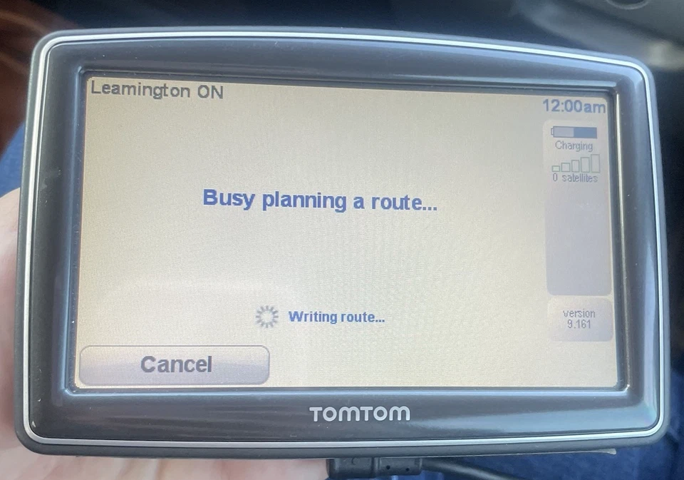 TomTom XXL N14644 GPS Navigation System w/ Charger Bundle Preloaded Maps - Works - Image 2 of 4