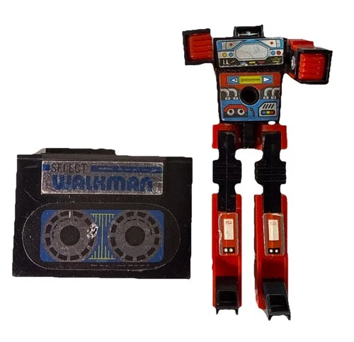 Transformer Vintage 1980s SELECTMAN Robo Converter Walkman Cassette Robot Rare