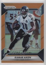 2016 Panini Prizm Orange Prizm 222/299 Kamar Aiken #48 7l6