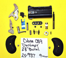 Cobra Derringer Cb9 In 9mm Black Repair Parts Barrel Hammer Grips 25-937