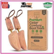 HOUNDSBAY Cowboy Boot Trees Cedar Western Boot Tree for Men & Women Shoe Tree...