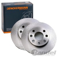 2X Denckermann Bremsscheiben 240Mm BelÜFtet Vorne Passend FüR Opel Corsa