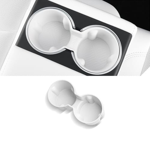 Silicone Cup Holder Insert Center Console Drink Holder Compatible with Tesla ...
