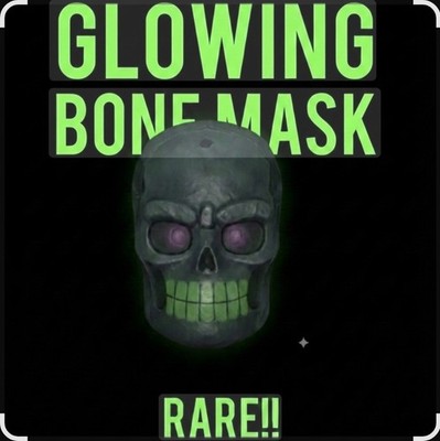Fallout 76 Glowing bone head Mask  Xbox