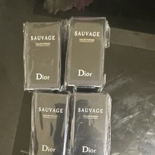 Dior Sauvage Eau de Parfum Spray Travel Size 0.34 fl oz Lot of 4