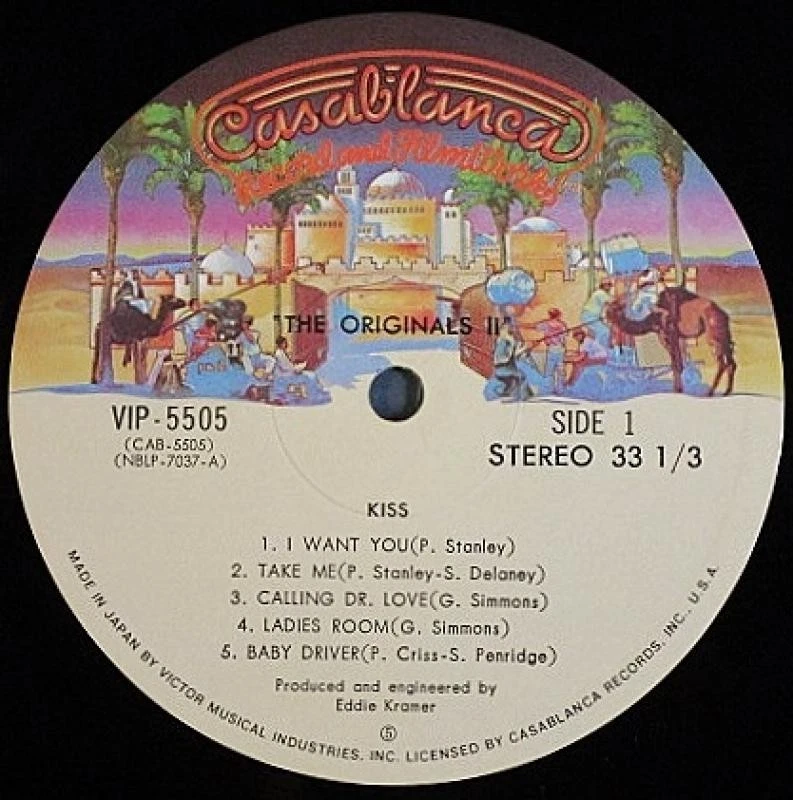 KISS the ORIGINALS 2 CASABLANCA VIP-5504,5,6 Japan VINYL 3LP - Image 2 of 4