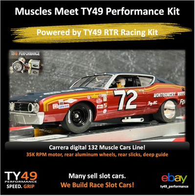 Ready To Run Carrera Digi 132 31058 Torino Ford Powered by Pro TY49 Racing Kit