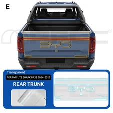For BYD SHARK 2024 2025 Rear Trunk PreCut PPF Paint Protection Gloss Clear Film