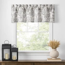 Ellis Curtain Victoria Park Toile Fabric Tailored Window Valance - 70"x12"