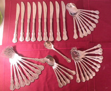 45 Piece Set Cambridge JESSICA Stainless Glossy Flatware Spoons Forks Knives